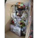 Box of costume jewellery