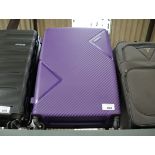 American Tourister suitcase in purple