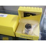 Boxed Invictor watch with metal strap