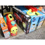 Half under bay of childrens toys and games