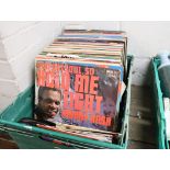 Crate of records incl. soul and big band