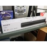 Boxed Sony 2.1 channel sound bar