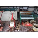 Honda F410 petrol rotovator with attachments