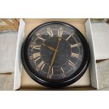 Boxed IKEA KLYSA wall clock