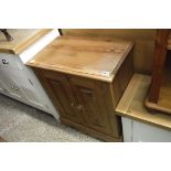 Pine double door cupboard