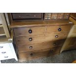 Early 20th Century satinwood chest of 2 over 3 drawers