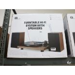 Boxed 1 by One turntable hifi system with speakers