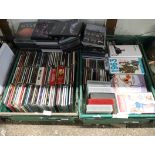 2 crates of various CDs, DVDs and VHS