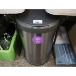 Stainless steel waste bin