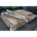 Large quantity of glued ply board