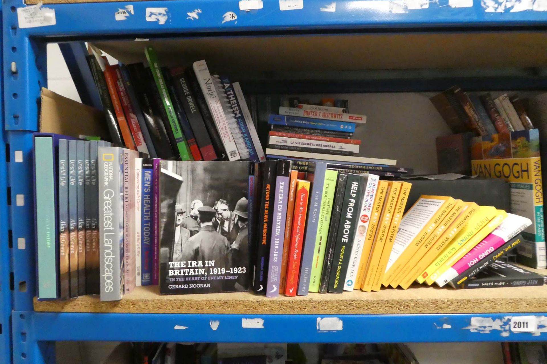 Large shelf comprising of various hardback and paperback novels and other books inc. publishers - Image 2 of 3