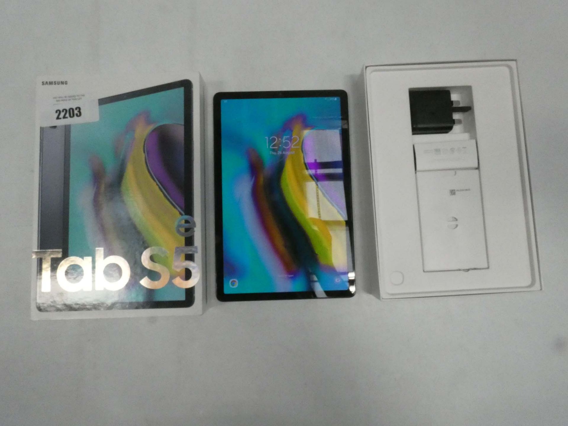 Samsung Galaxy Tab S5e 64GB tablet with box and charger
