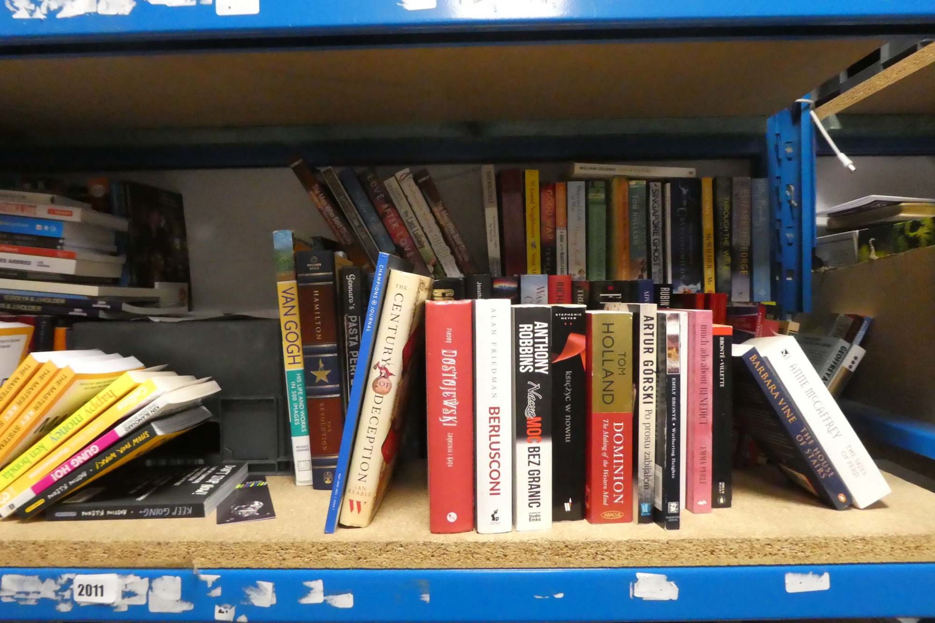 Large shelf comprising of various hardback and paperback novels and other books inc. publishers - Image 3 of 3