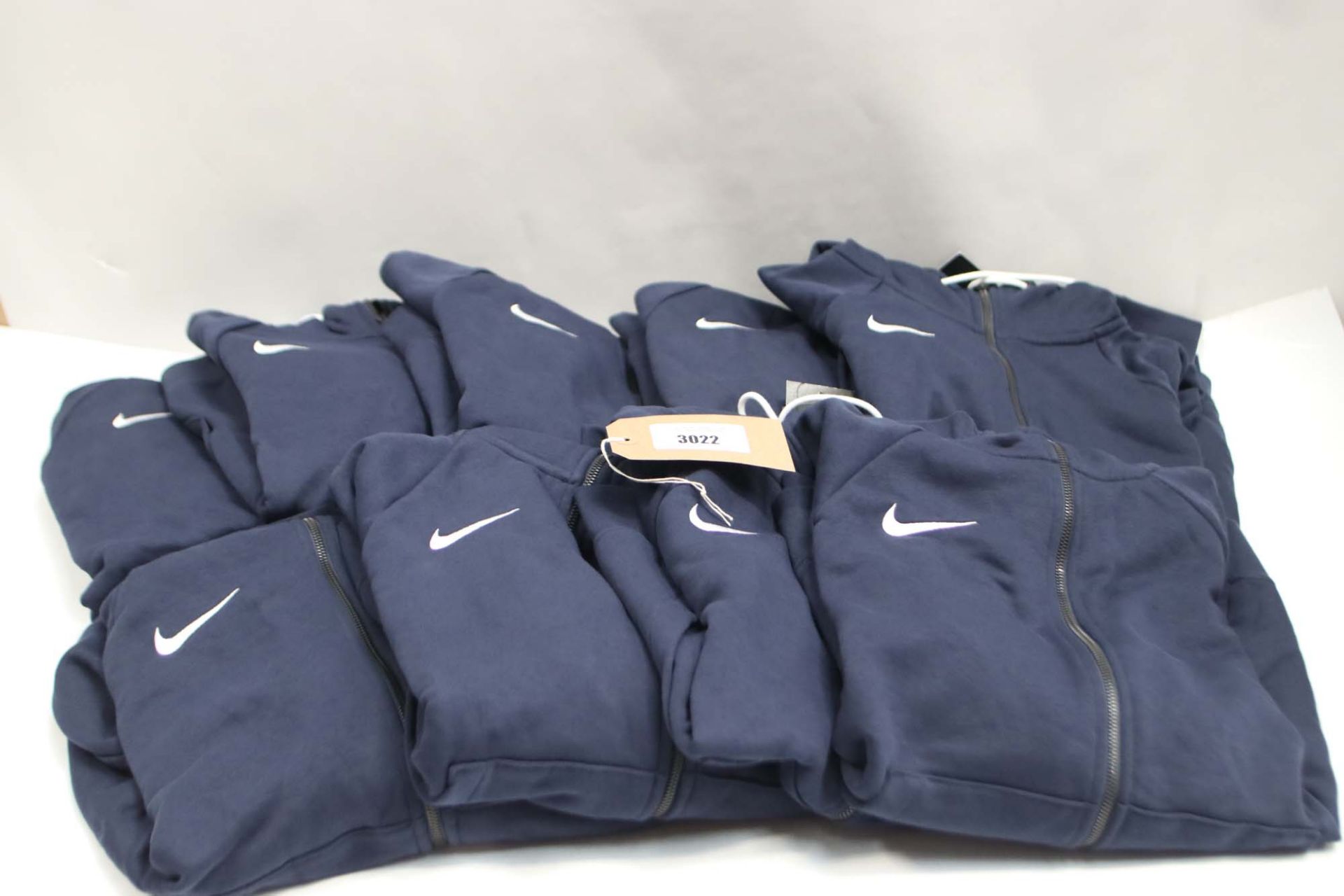 8 Nike tracksuit hoodies in blue
