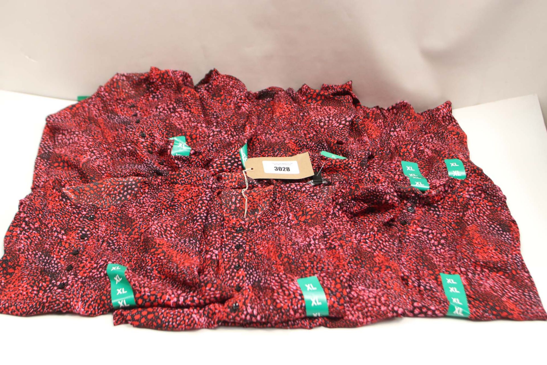 Quantity of Hilary Radley pink and red coral effect tops