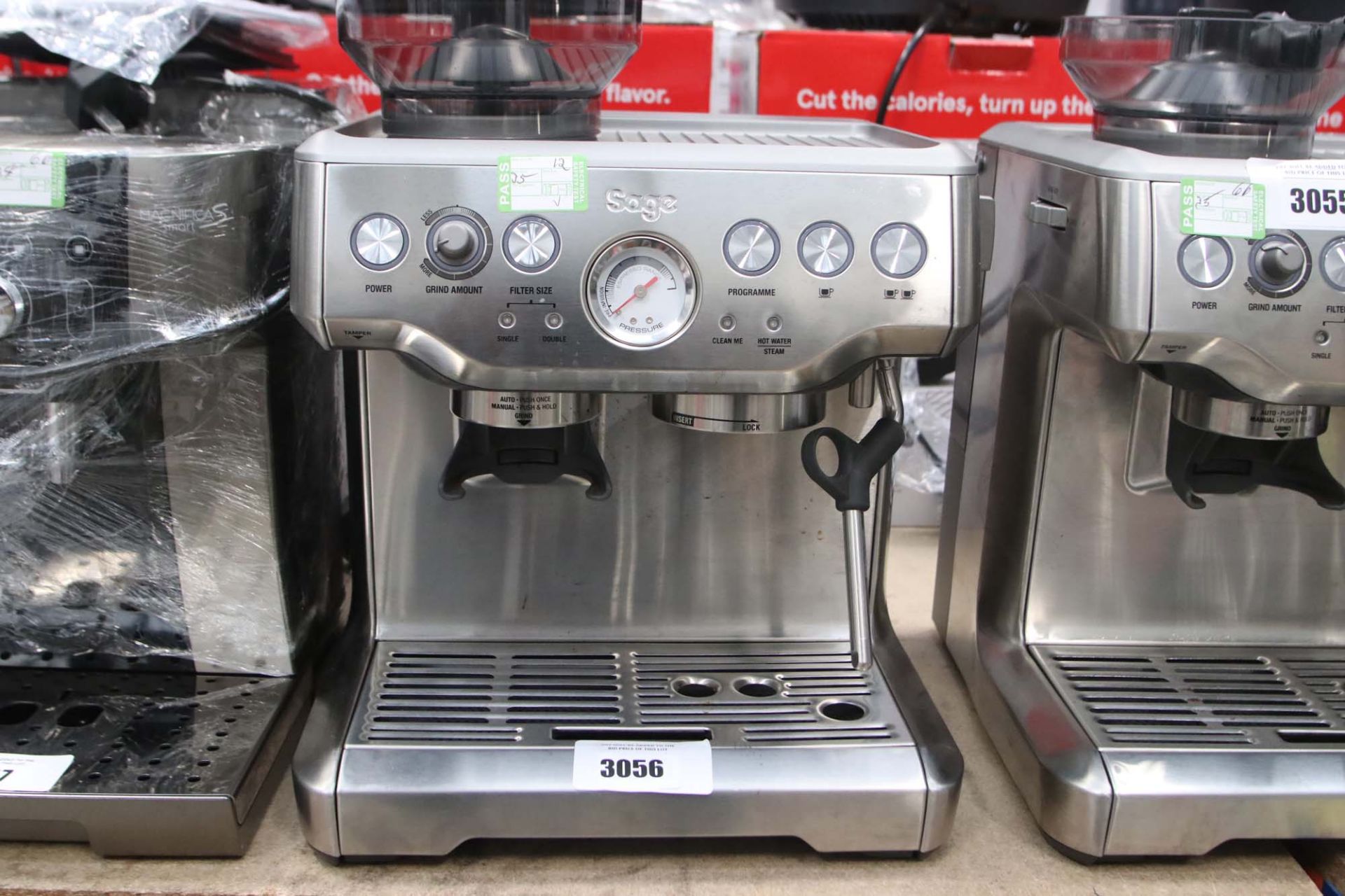 (12) Unboxed Sage Barista coffee machine