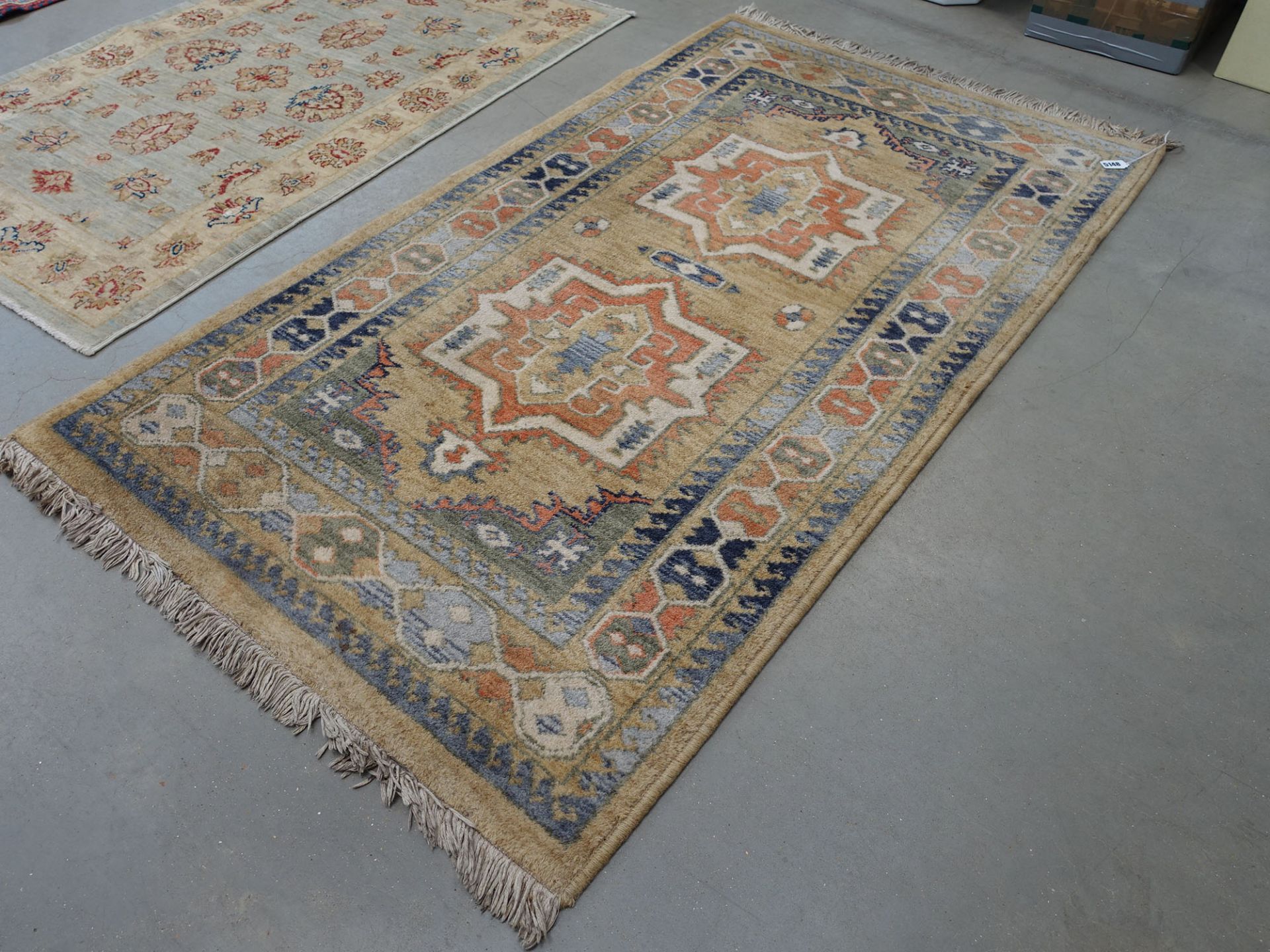 4 Indian floral patterned mats
