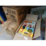 3 boxes containing Beryl and other annuals plus autobiographies and reference books