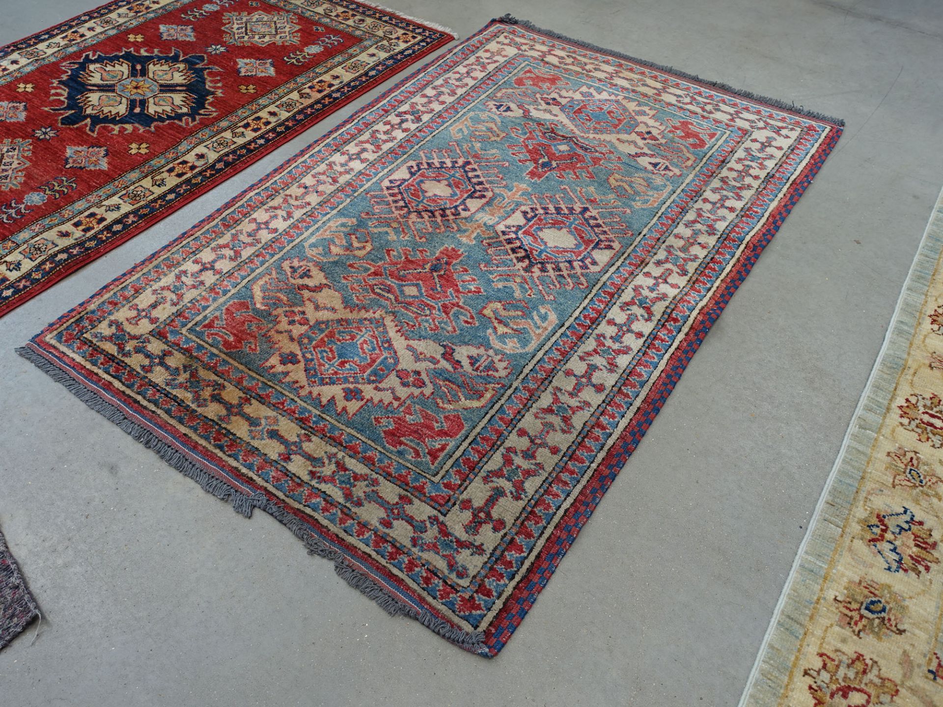 4 Indian floral patterned mats - Image 3 of 4