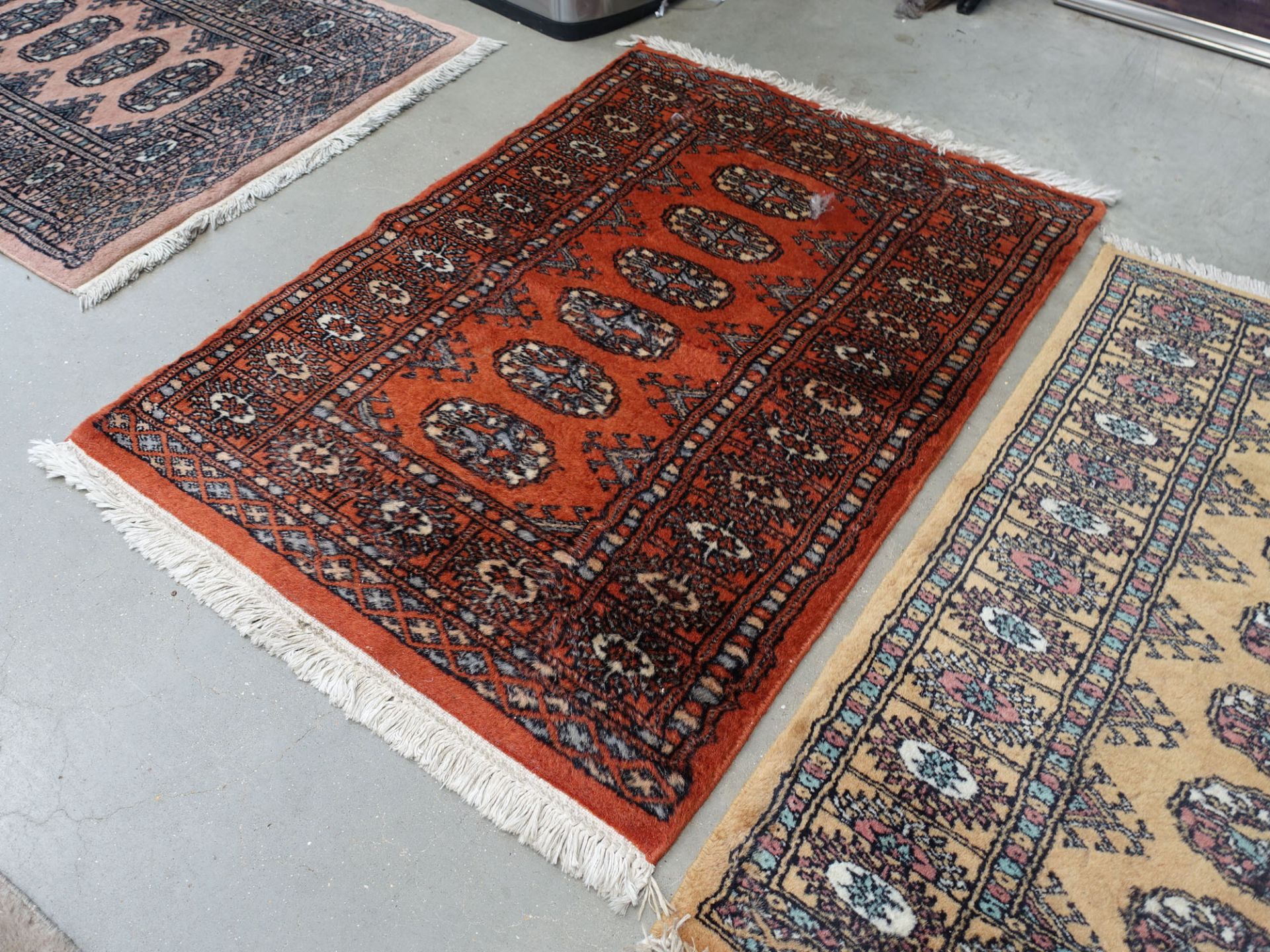 2 Bokhara prayer mats plus 2 others - Image 3 of 4