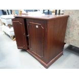 5301 Dark wood double door entertainment cabinet