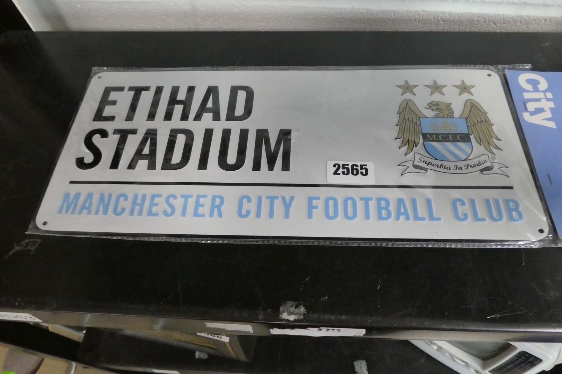 Etihad Stadium Manchester City FC plaque
