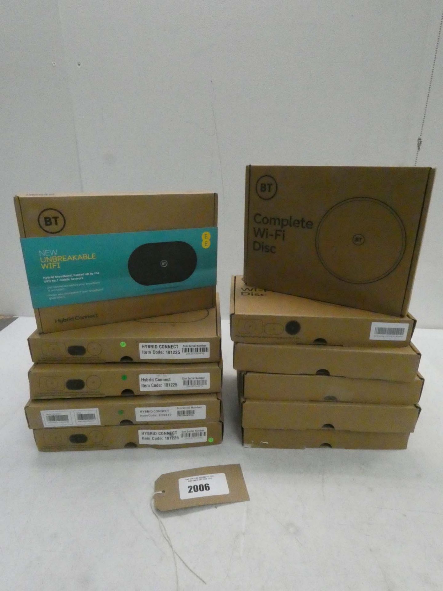 5x BT Hybrid Connects and 6x BT WiFi Discs