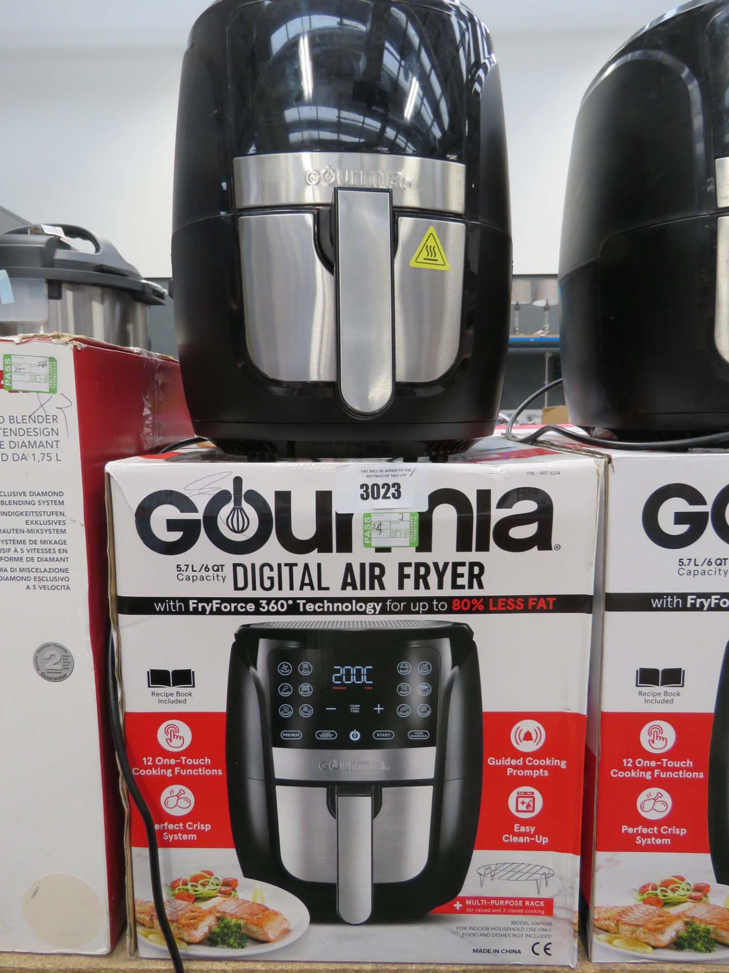 3088 - Gourmet 5.7 litre digital air fryer