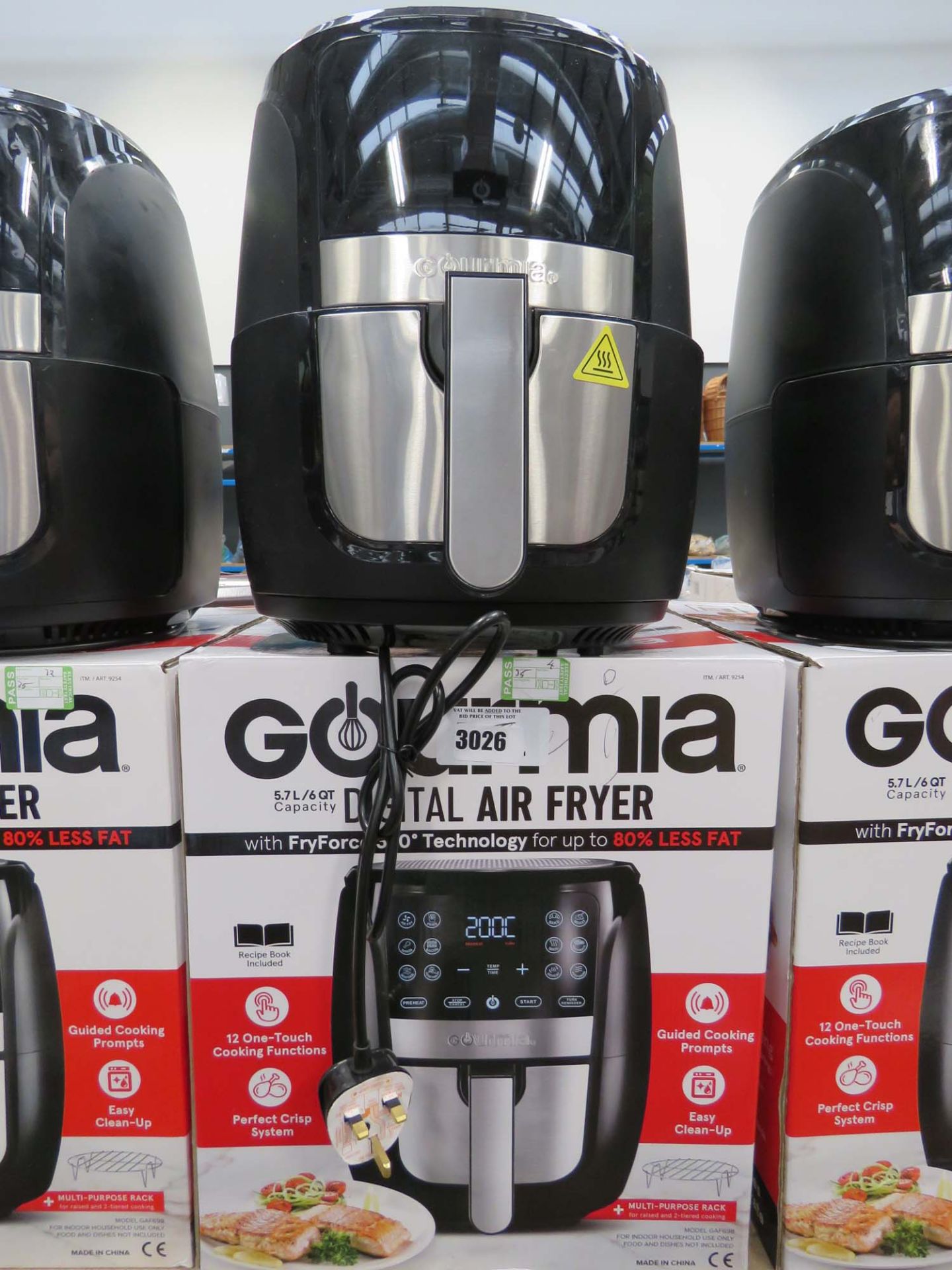 3083 - Gourmet 5.7 litre digital air fryer