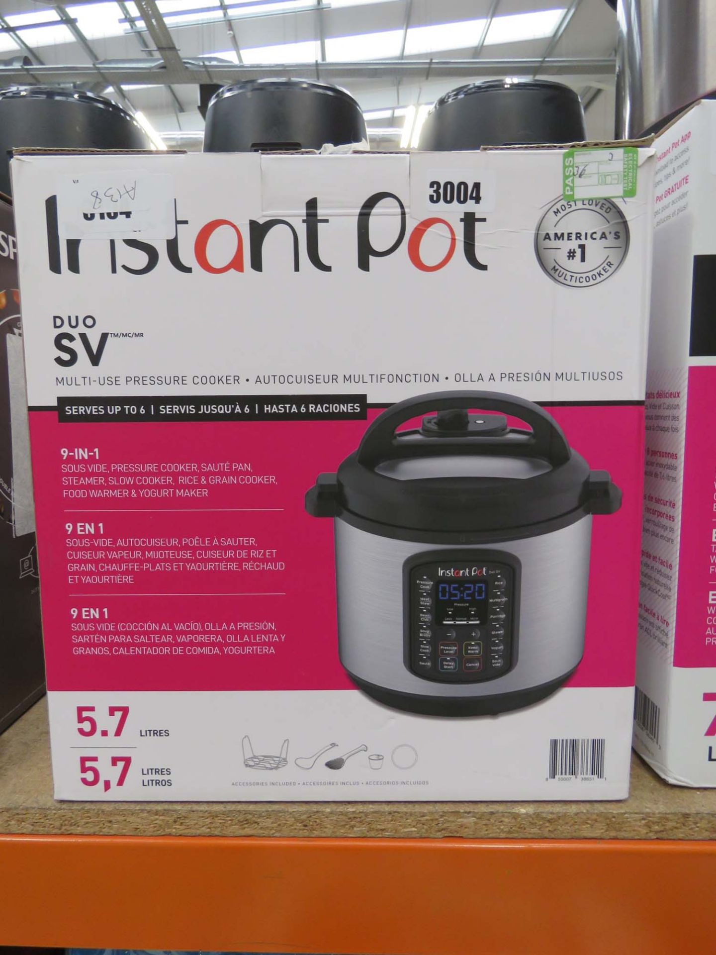 (TN3) Instant Pot multi use pressure cooker