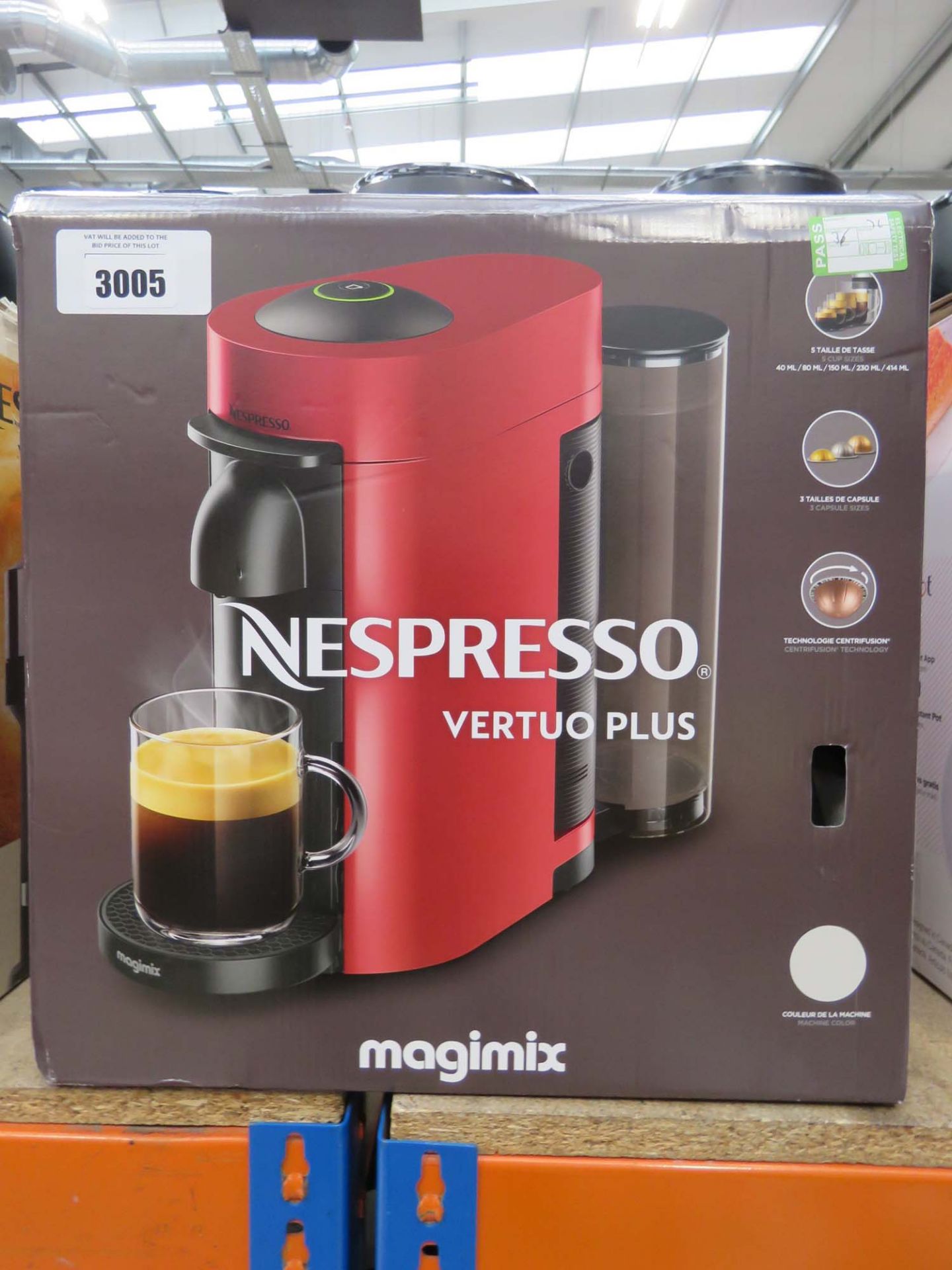 (TN76) Nespresso Virtue Plus MagiMix coffee machine