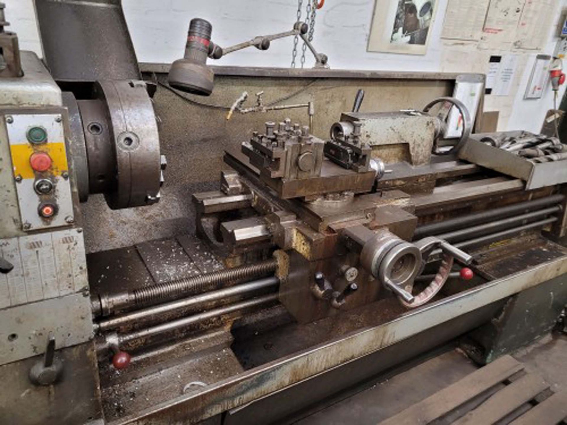 4161 Colchester Mascot 1600. Gap bed centre lathe with QC tool post and other tooling incl. 3 and - Image 2 of 6