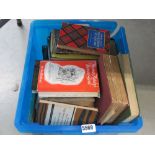 Box of novels and reference books