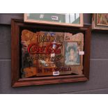 Reproduction Coca Cola advertising mirror