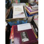 20th Century Royal archive consisting of books relating to the Queen's speeches plus a collection of