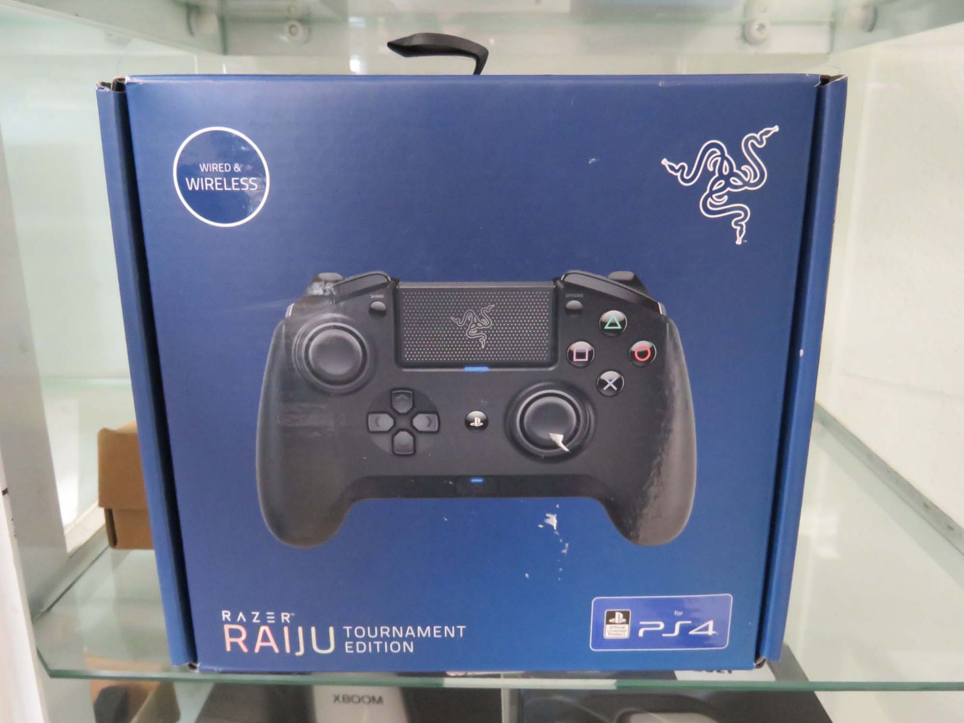 Razer Raiju Tournament Edition PlayStation 4 controller with box