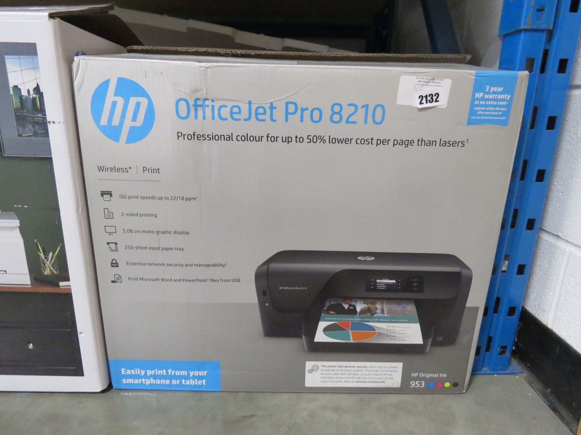 2350 - HP OfficeJet Pro 8210 printer