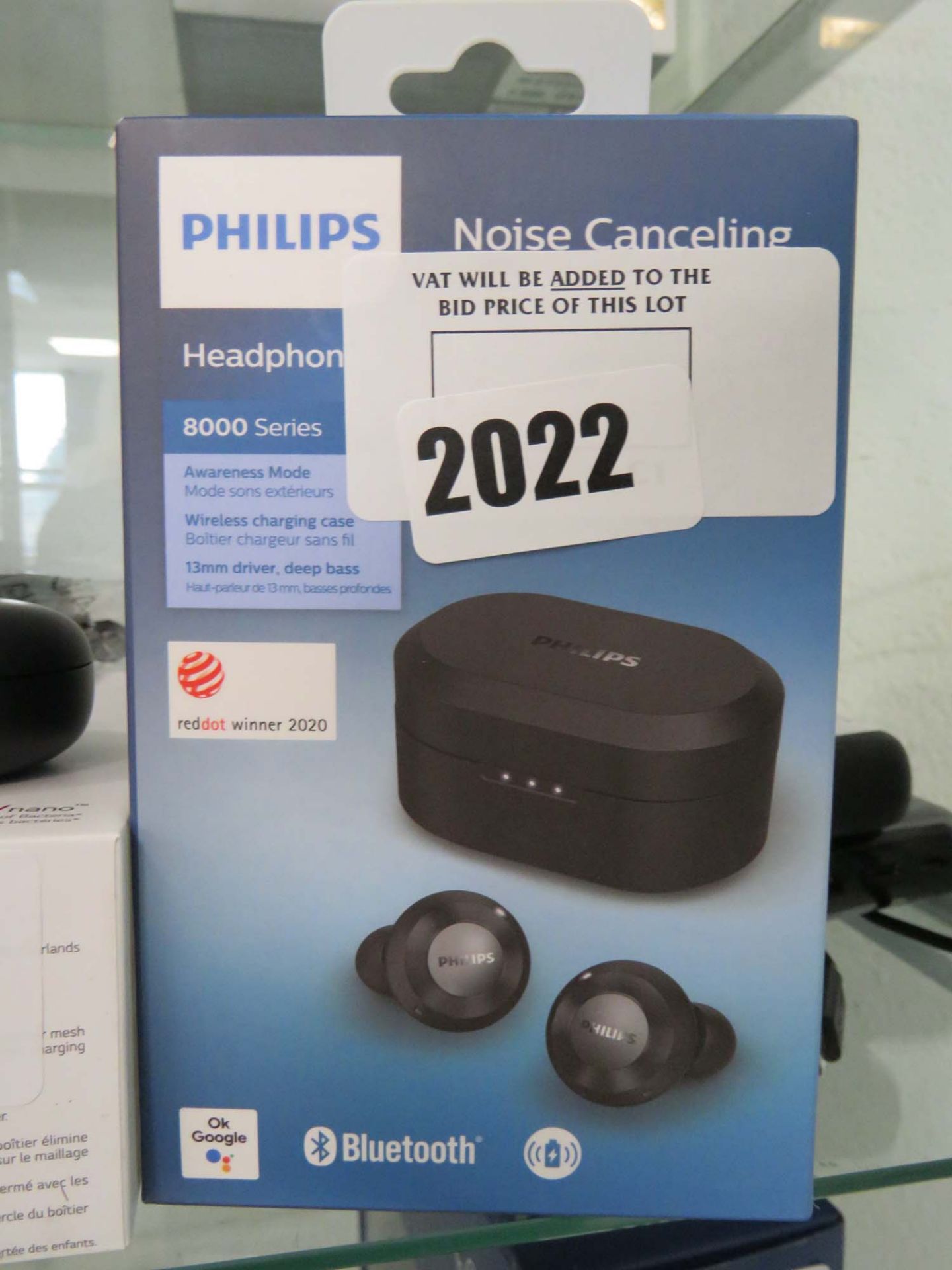 Philips noise cancelling headphones 8000 Series with box