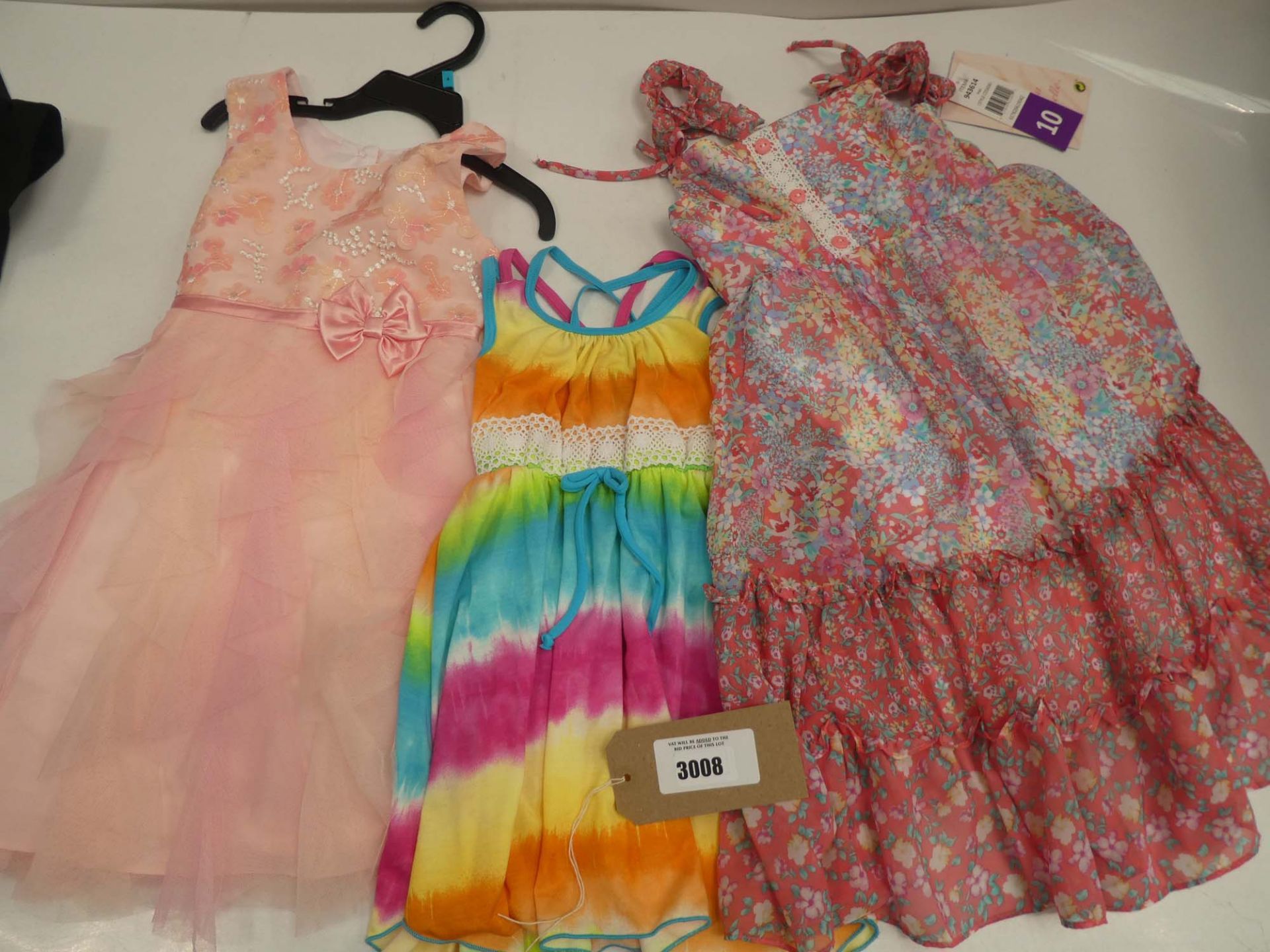 3 Jona Michelle dress in various styles ages 3, 4 and 10