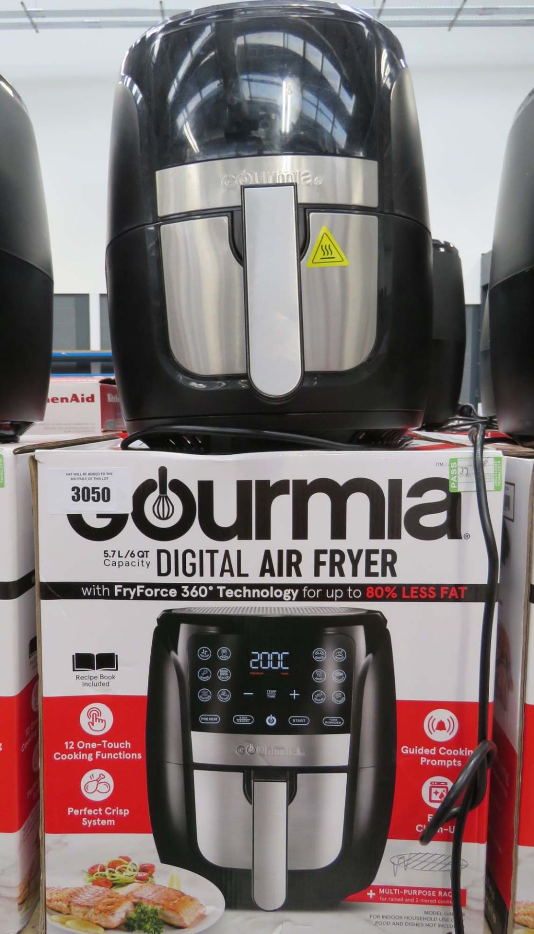 (6) Gourmet digital air fryer