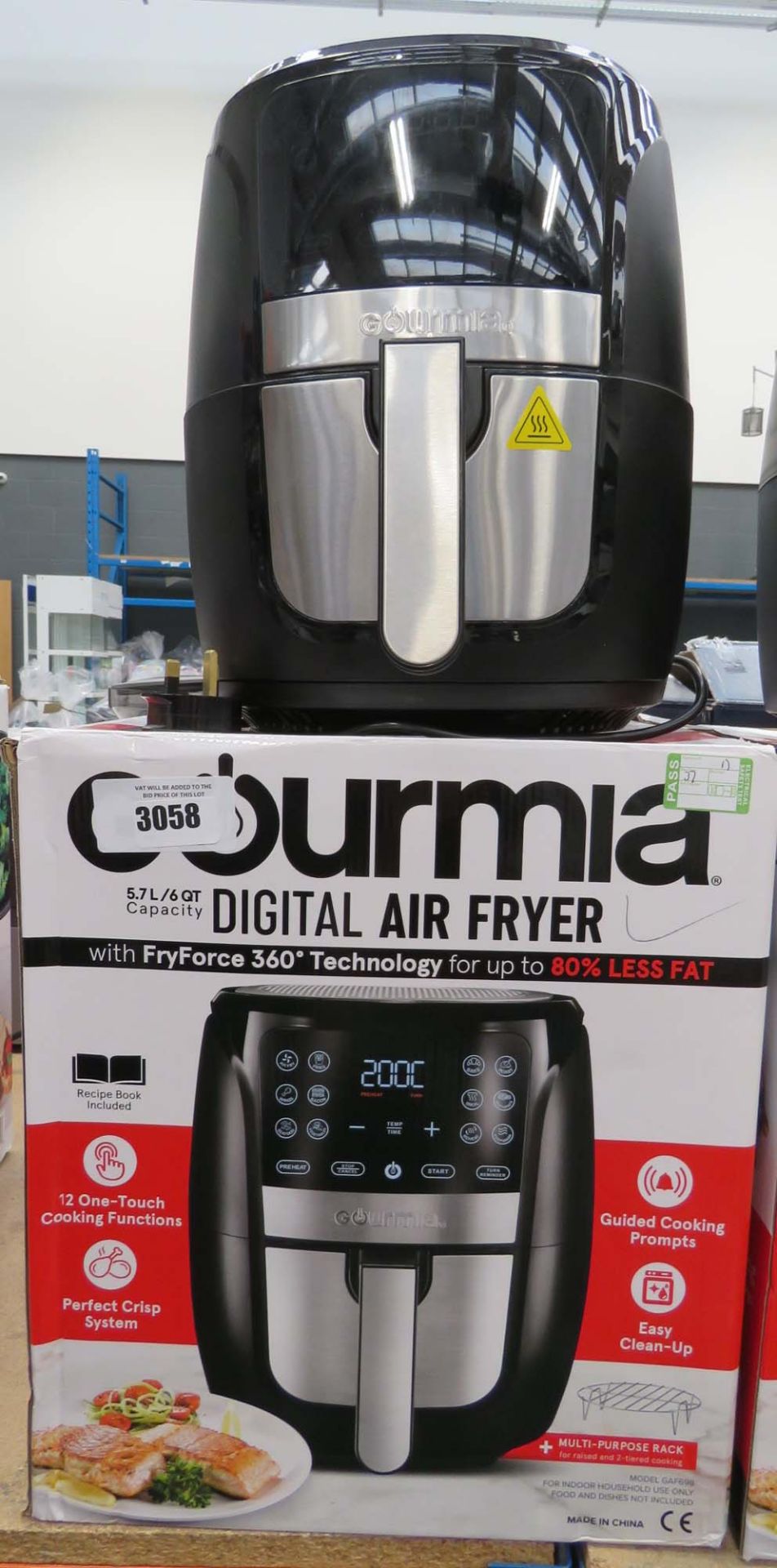 (17) Gourmet digital air fryer