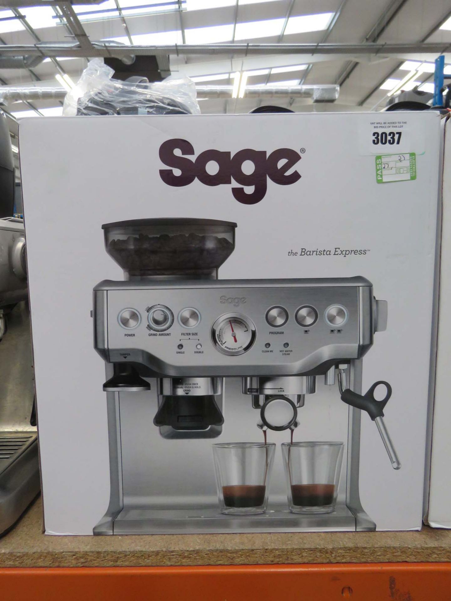 (7) Sage Barister Express coffee machine