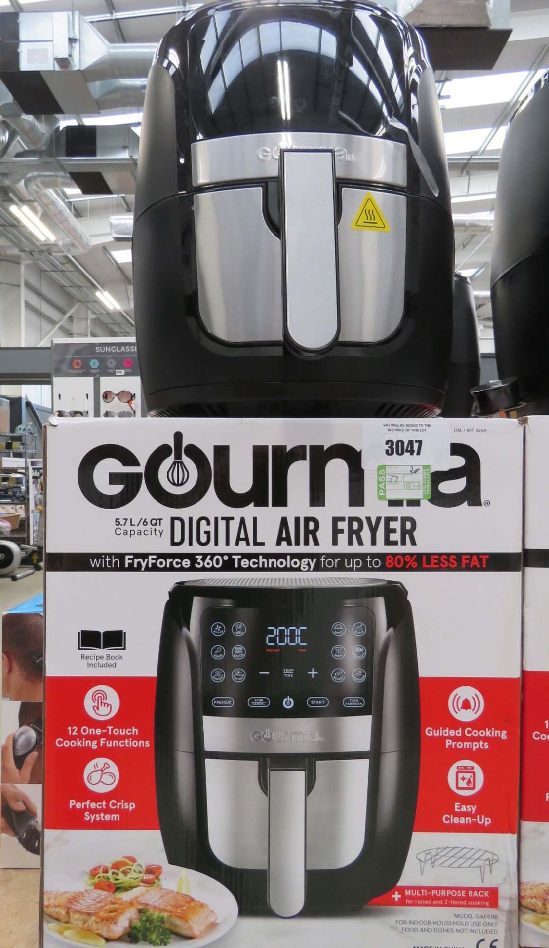 (20) Gourmet digital air fryer
