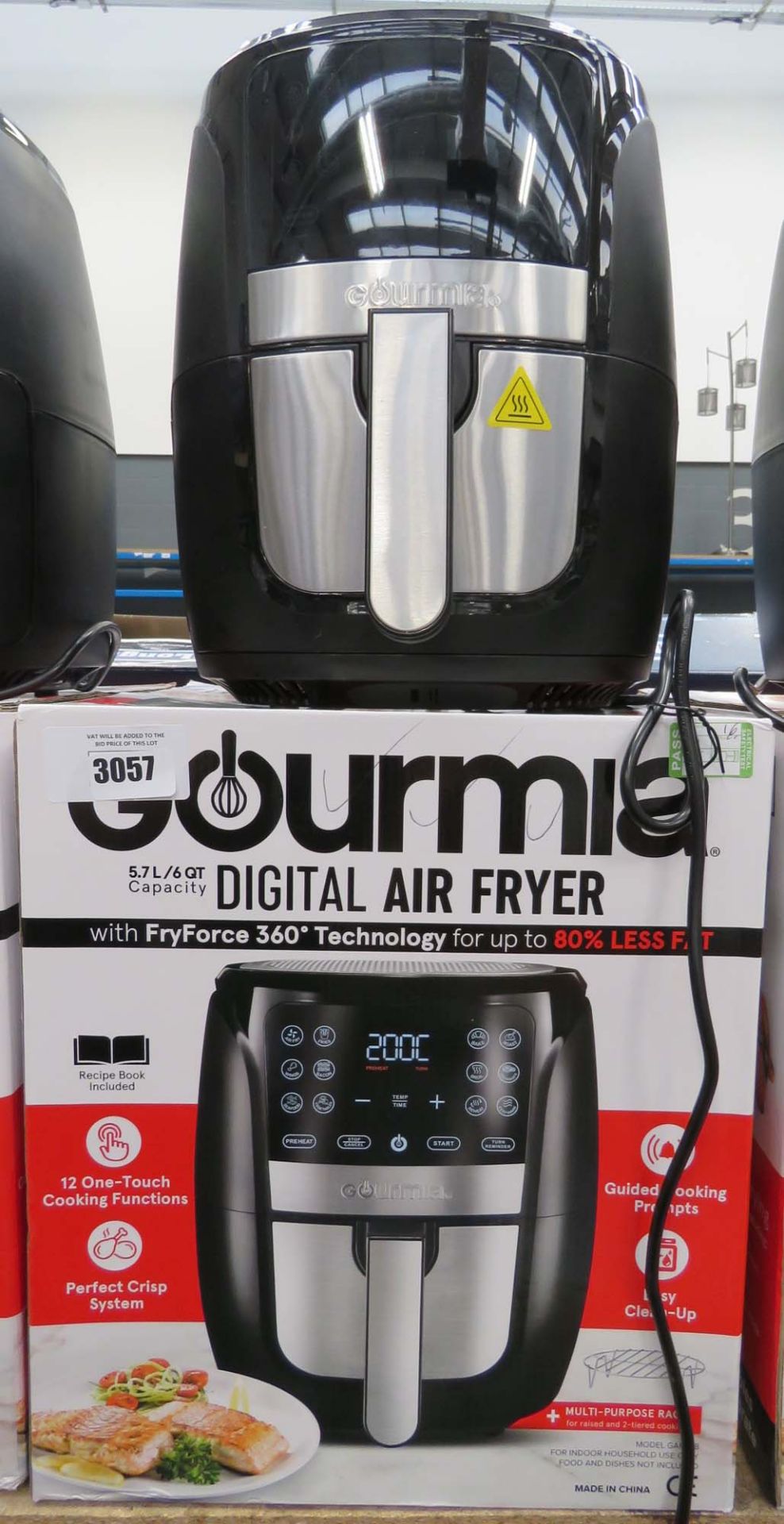 (16) Gourmet digital air fryer