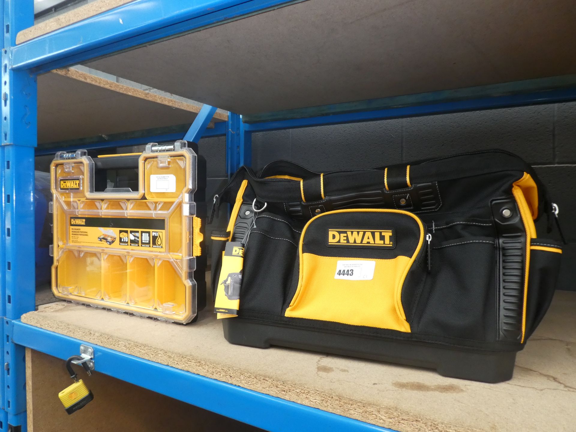 DeWalt tool bag and screw box