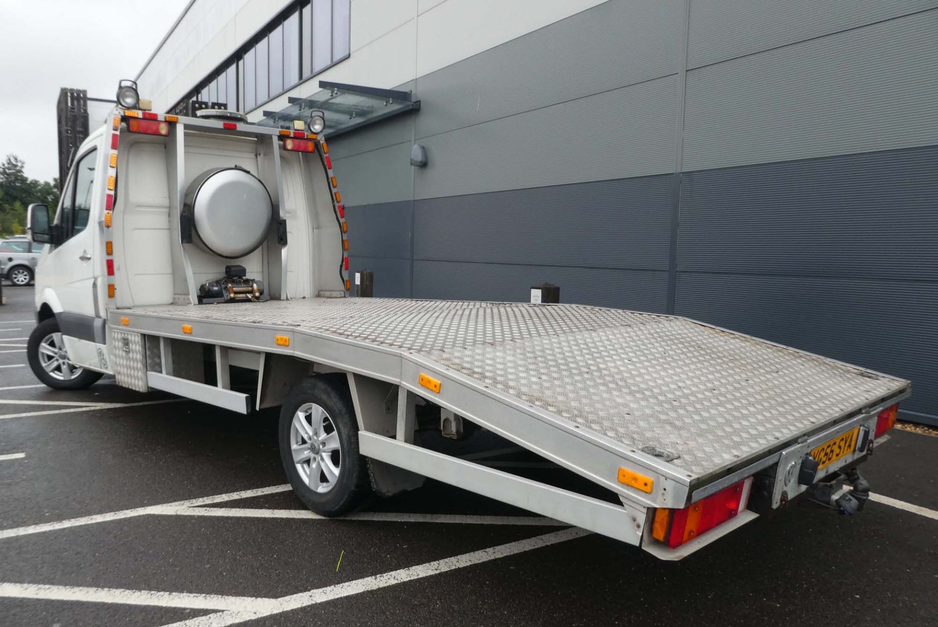 Volkswagen Crafter CR35 109 LWB recovery vehicle with AF Recovery aluminium 5 metre beavertail body, - Image 13 of 13