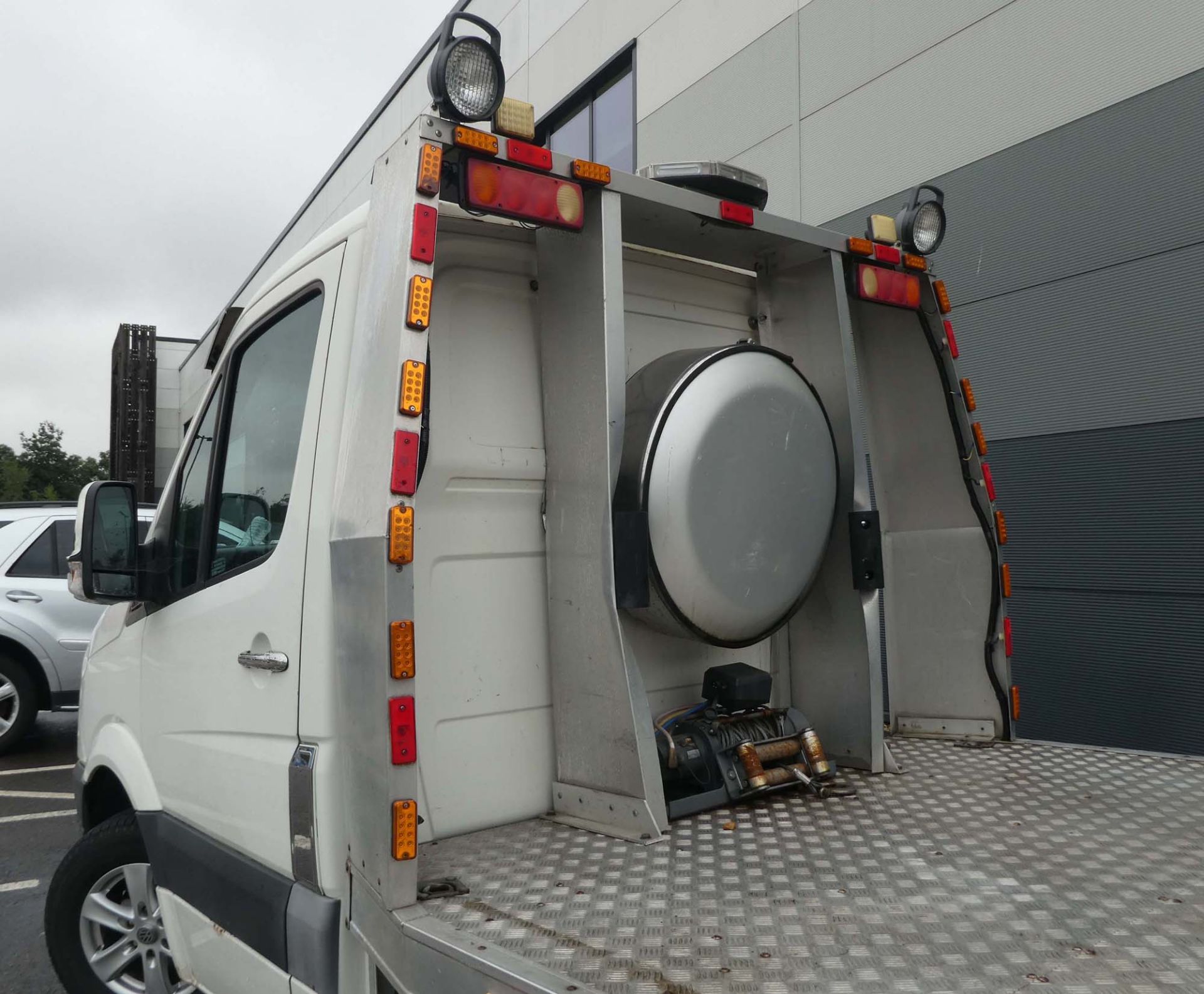 Volkswagen Crafter CR35 109 LWB recovery vehicle with AF Recovery aluminium 5 metre beavertail body, - Image 7 of 13