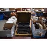 Hermes 2000 cased typewriter