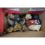 Box of dog figurines