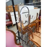 Bent metal wine rack